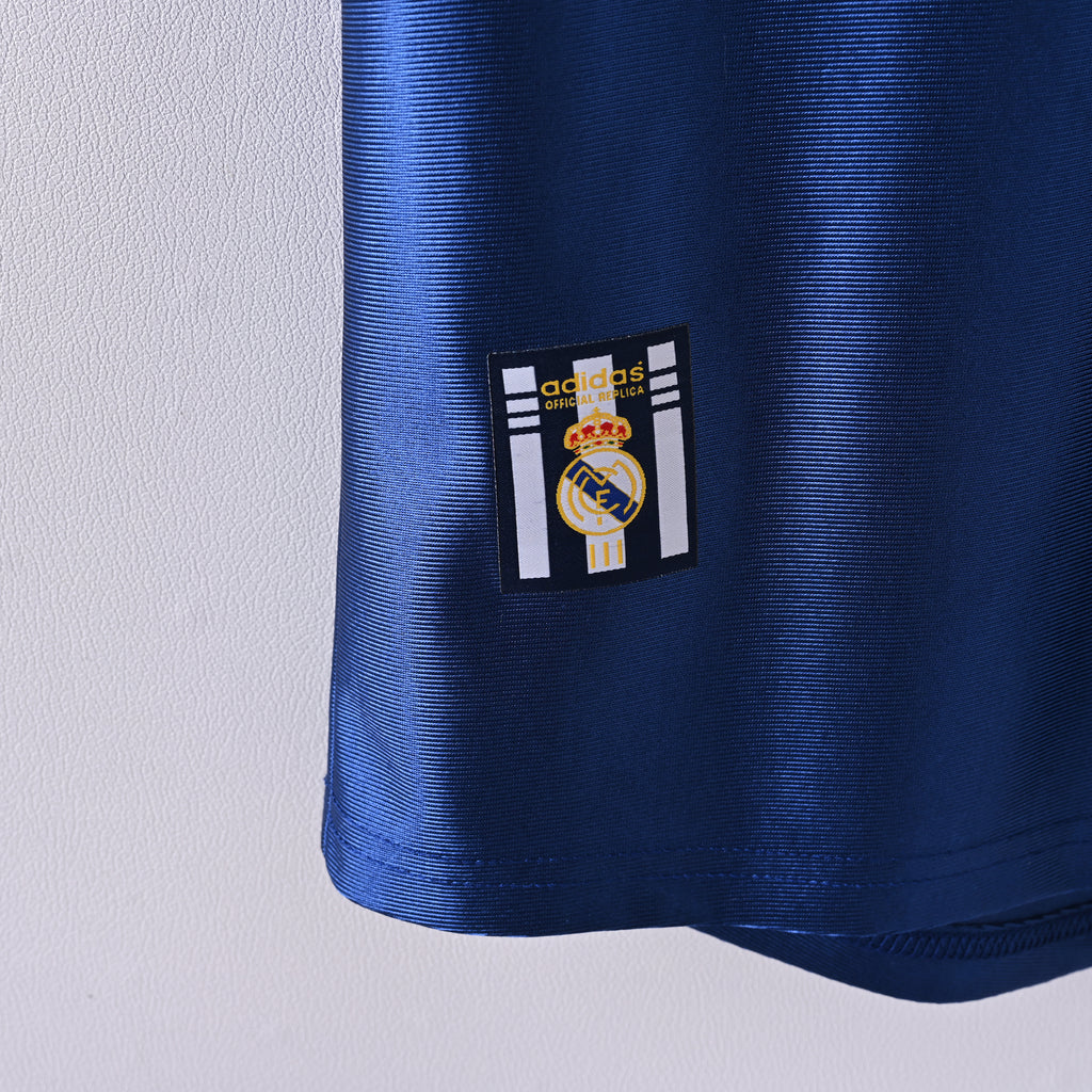 Camiseta Icónica Real Madrid Temporada 1999/2000 (Visitante - Azul / La Octava)