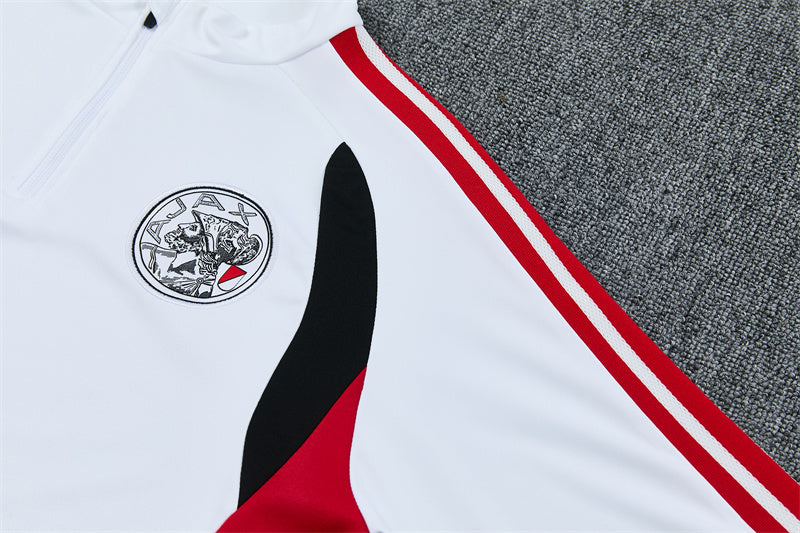 Chándal Oficial Ajax - Edición Combinada (Blanco y Negro)