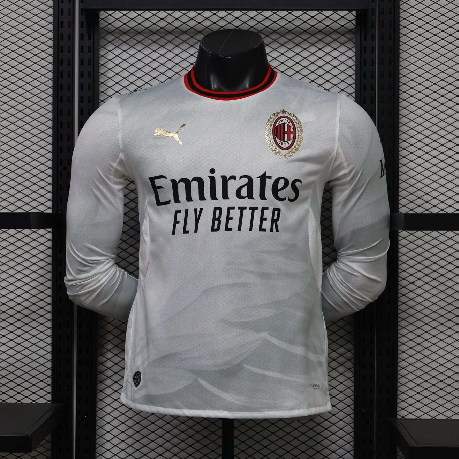 Camiseta AC Milan Visitante 2022/2023 - Manga Larga