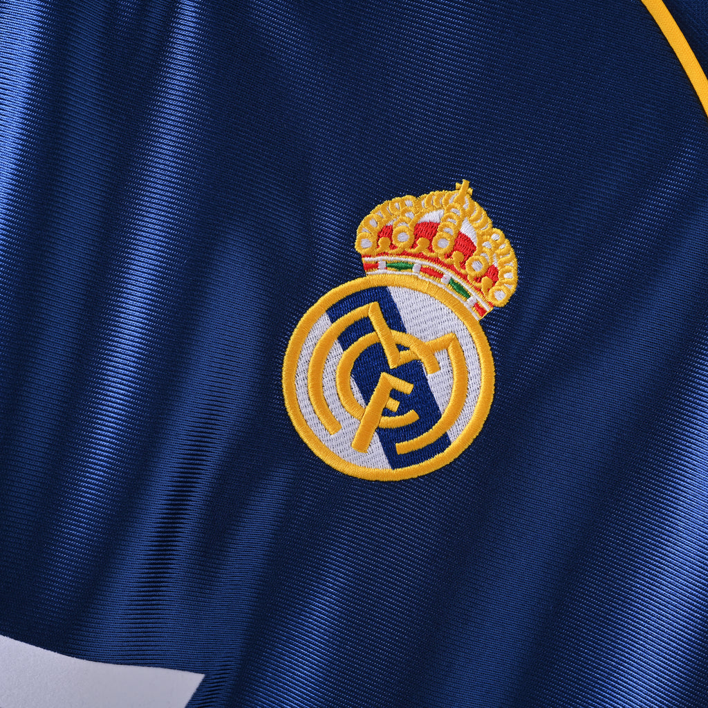 Camiseta Icónica Real Madrid Temporada 1999/2000 (Visitante - Azul / La Octava)
