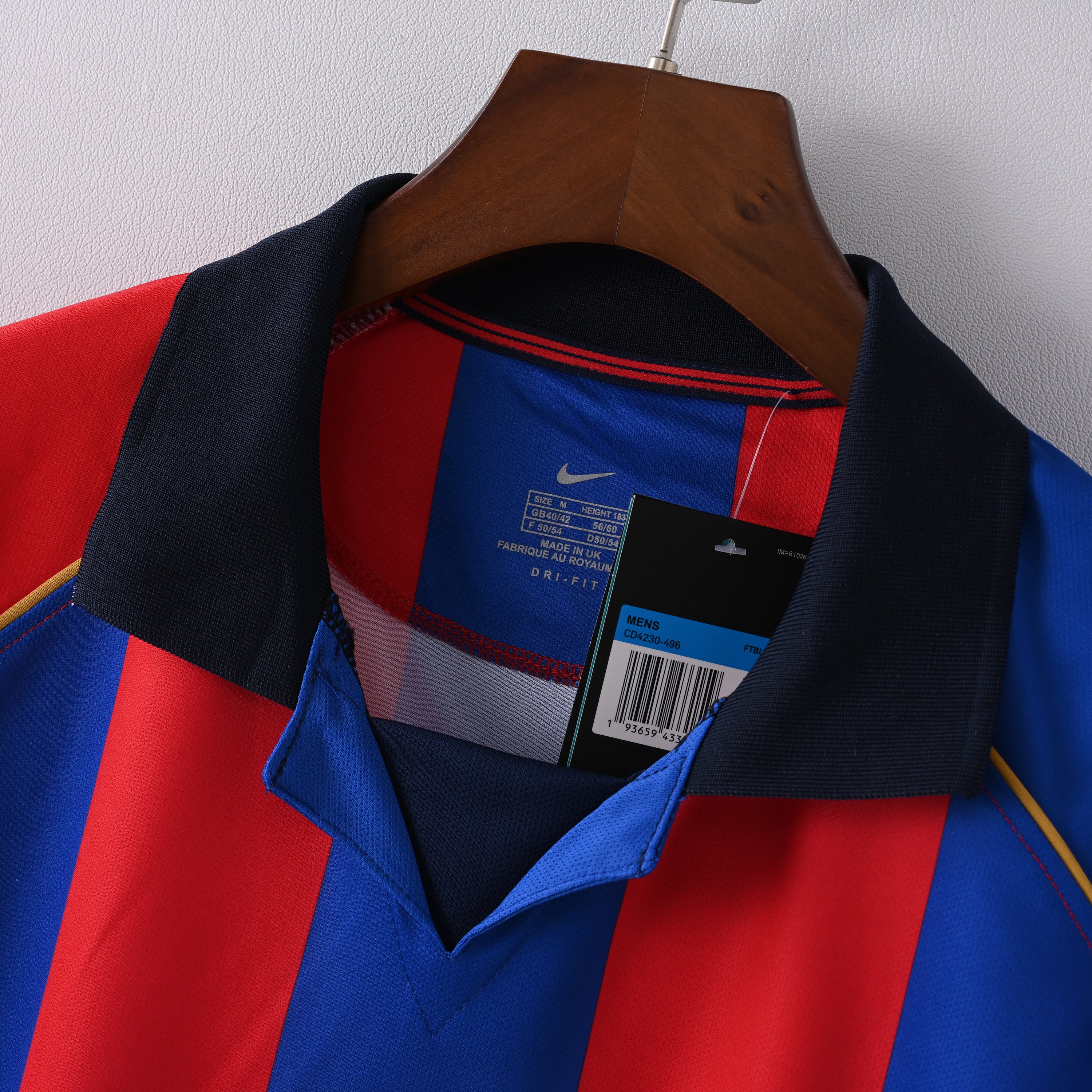 Camiseta Icónica FC Barcelona Temporada 1999/2000 (Local - Centenario)