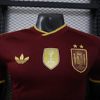 Selección Española de Fútbol – Tercera equipación / Especial de manga corta con parche de Campeones del Mundo (Temporada 2024/2025) 🇪🇸⭐⚽
