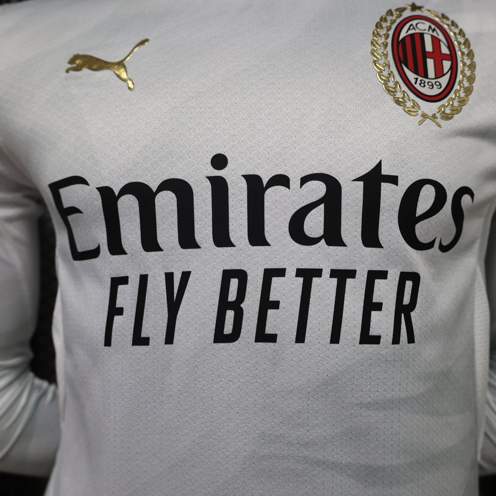 Camiseta AC Milan Visitante 2022/2023 - Manga Larga