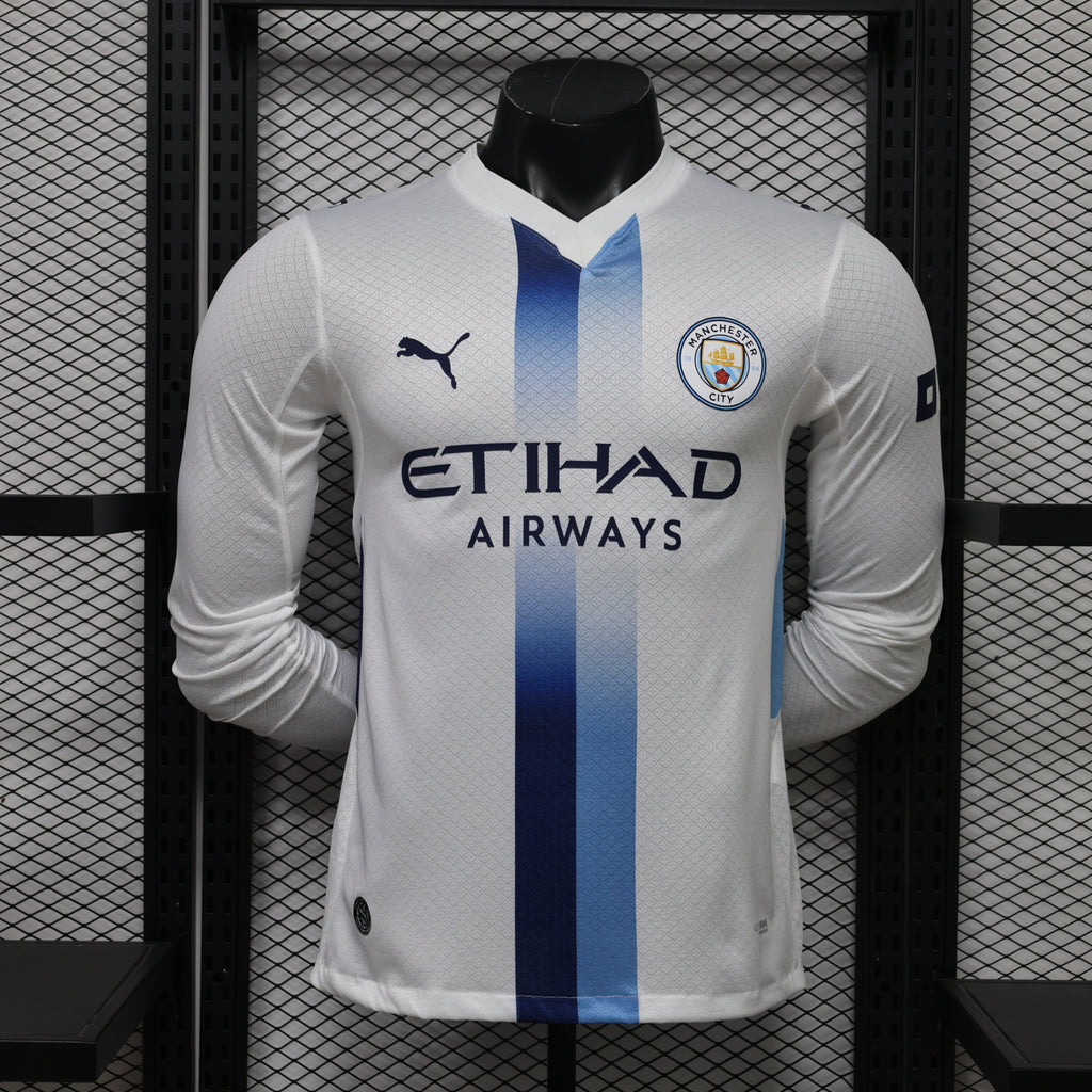 Manchester City - Segunda Equipación Manga Larga (Temporada 2024/2025)