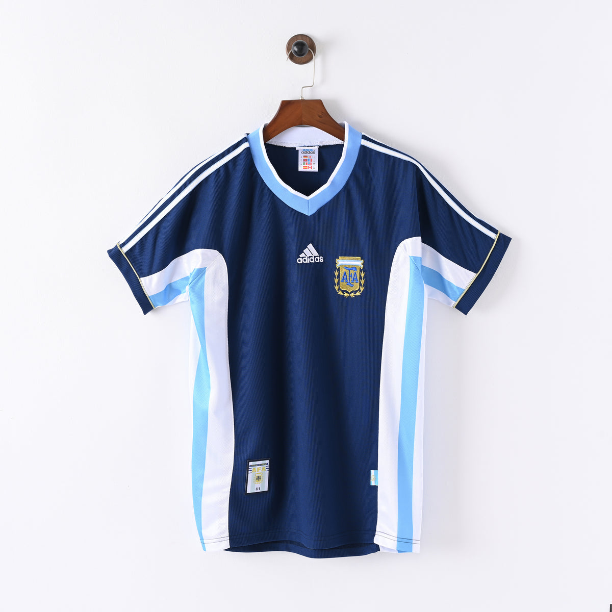 Camiseta Icónica Selección de Argentina Temporada 1998/1999 (Visitante o Alternativa)
