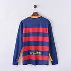 Camiseta Icónica FC Barcelona Temporada 2015/2016 (Local - Manga Larga)