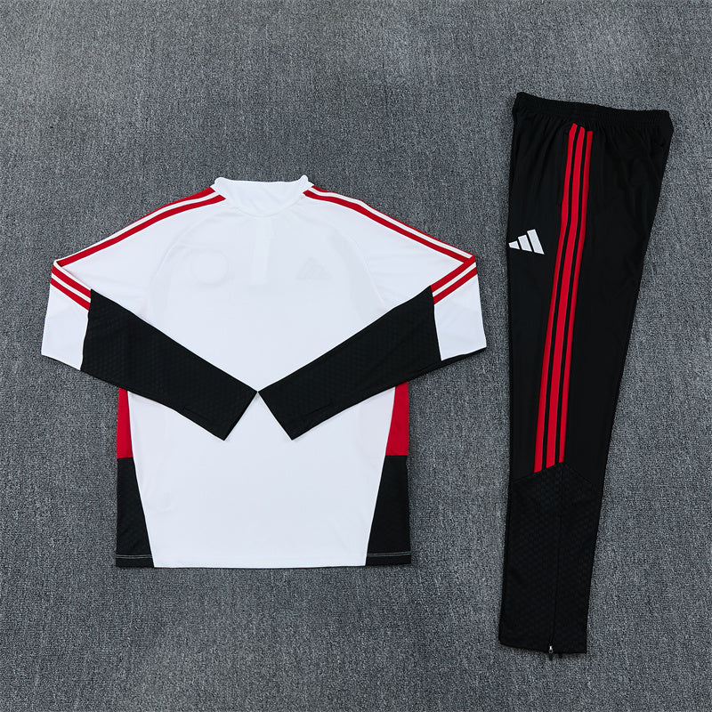 Chándal Oficial Ajax - Edición Combinada (Blanco y Negro)