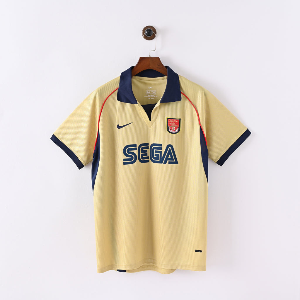 Camiseta Icónica Arsenal FC Temporada 2001/2002 (Visitante o Alternativa)