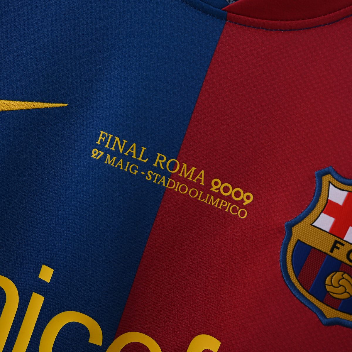 Camiseta Icónica FC Barcelona Temporada 2008/2009 (Final de Champions League - Roma)