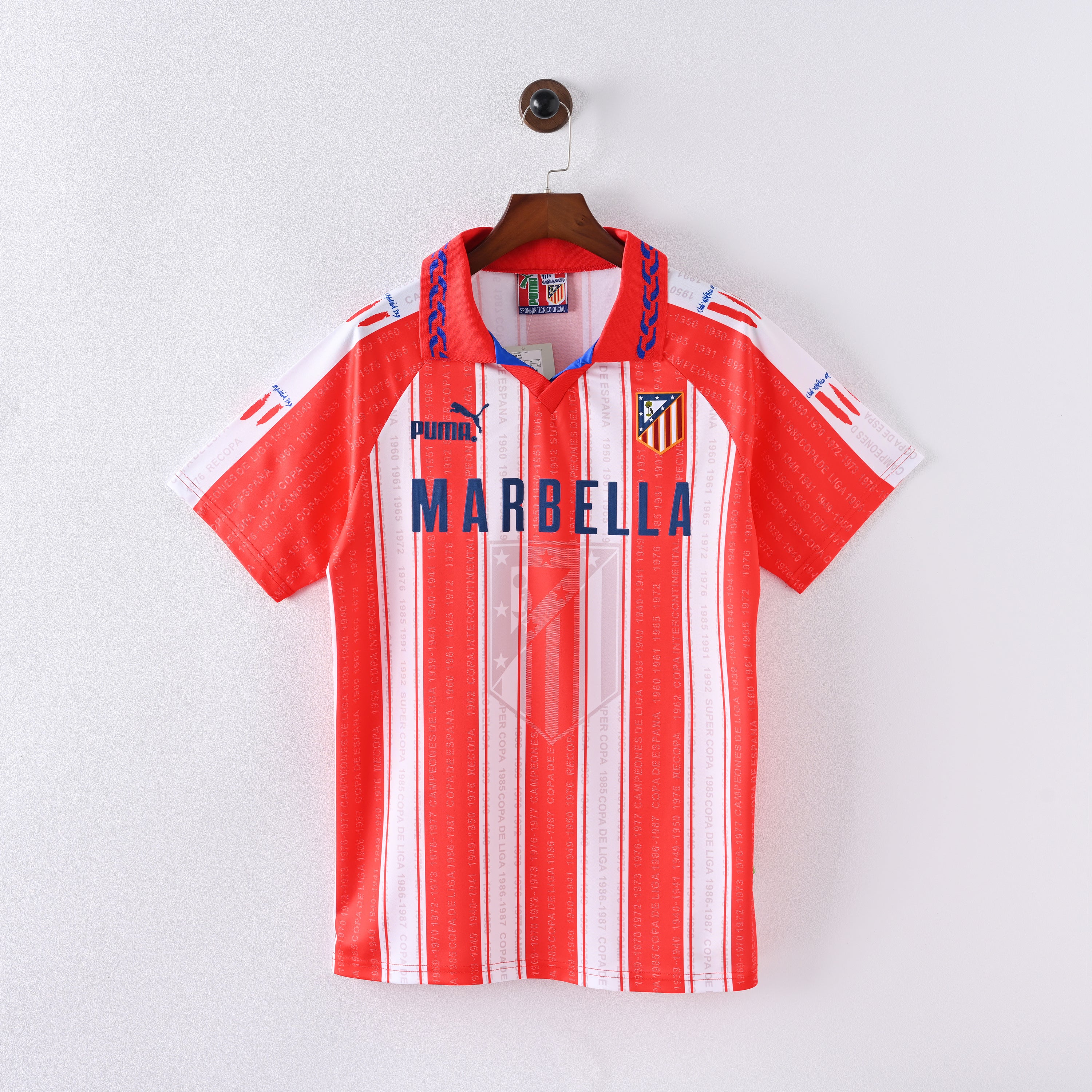Camiseta Icónica Atlético de Madrid Temporada 1995/1996 (Local - El Doblete)