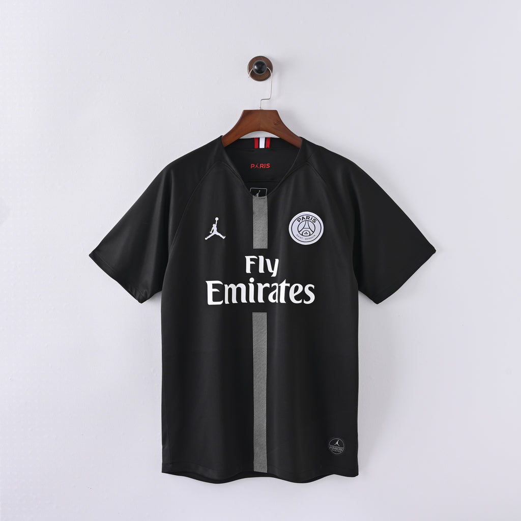 Camiseta Icónica Paris Saint-Germain Temporada 2018/2019 (Tercera / Colección Jordan - Negro)