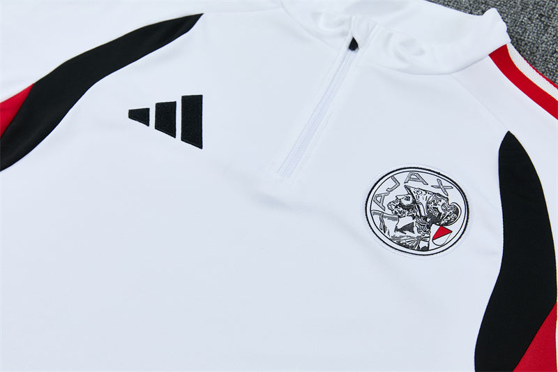 Chándal Oficial Ajax - Edición Combinada (Blanco y Negro)