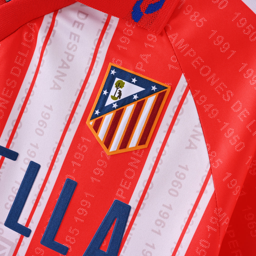 Camiseta Icónica Atlético de Madrid Temporada 1995/1996 (Local - El Doblete)