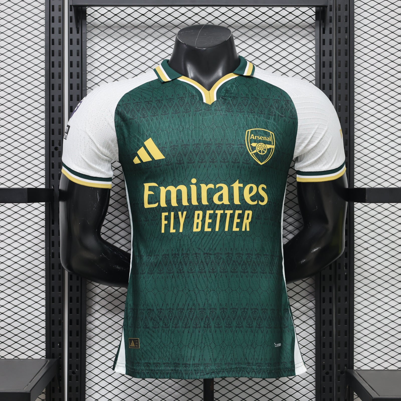 Arsenal FC – Conjunto de Visitante (Temporada 2023/2024) 🟢⚪